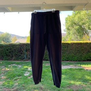 PACT organic cotton sweatpants faded black